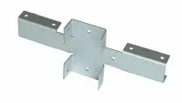 Х кронштейн для забора 80х80/40х20